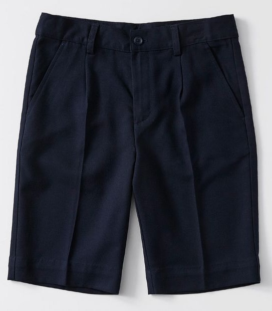 Structured Twill School Shorts
