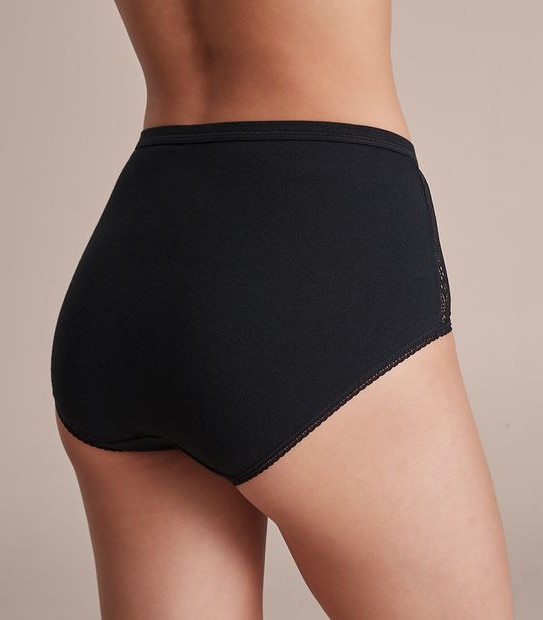 Cotton and Lace Full Briefs; Style: LFB27843