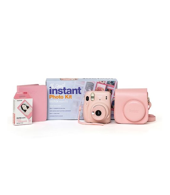 FujiFilm Oh Snap! Instanx Mini 11 - Instant Photo Kit Pink 