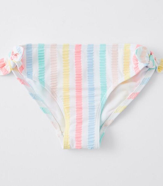 Striped 2 Piece Bikini Set