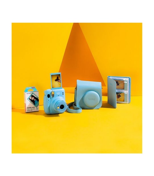 FujiFilm Oh Snap! Instant Photo Kit Blue Instax Mini 11