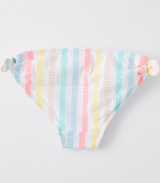 Striped 2 Piece Bikini Set