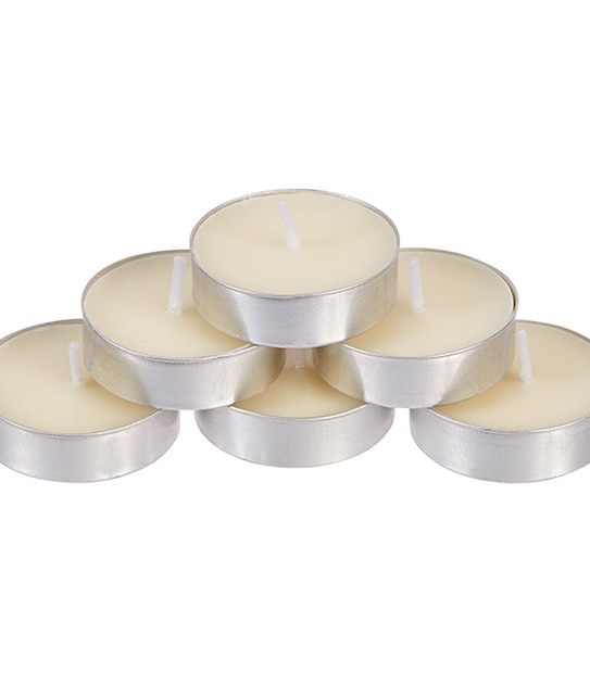 Pack of 24 Scented Tealight Candles - Vanilla