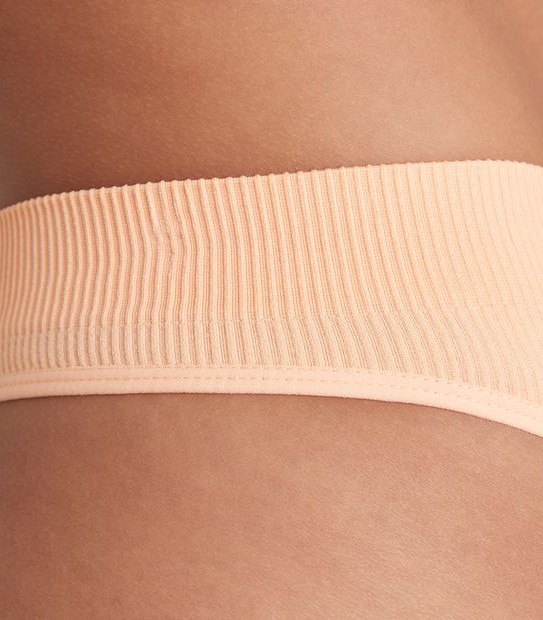 Lily Loves Ribbed Seamfree Hi-Waisted G-String Briefs; Style: LGS52387