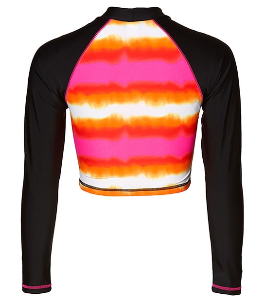Piping Hot Dip Dye Crop Rash Vest