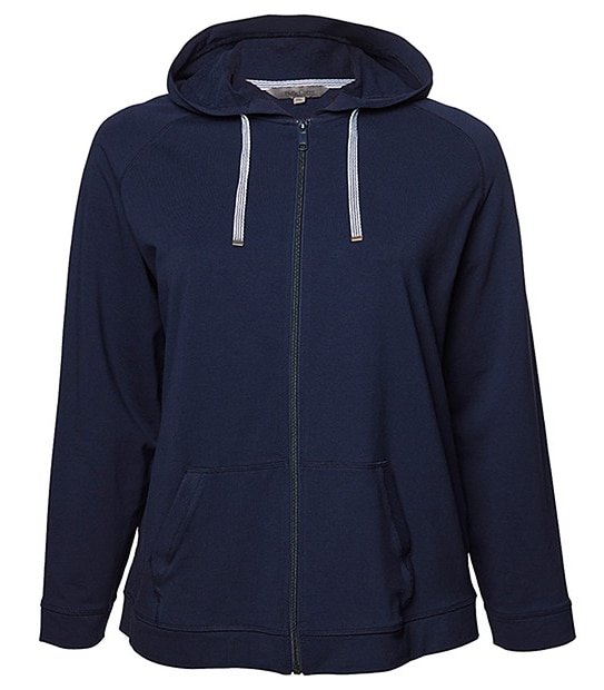 Belle Curve Hoodie - Peacoat 4 of 5