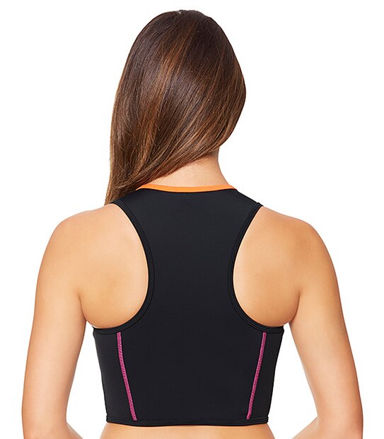 Piping Hot Neo Crop Rash Vest 