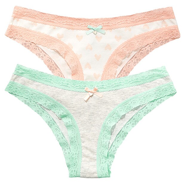 Lily Loves 2 Pack Glory Cheeky Cut Bikini Briefs Lily Loves 2 Pack Glory Cheeky Cut Bikini Briefs