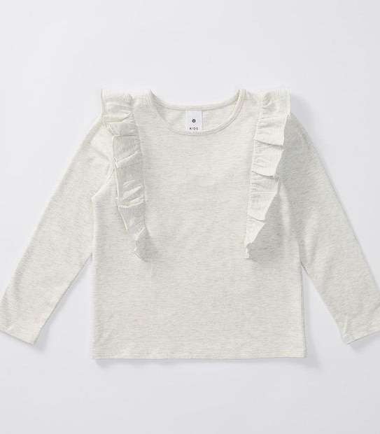 Frill Shoulder 2 Pack Long Sleeve Top