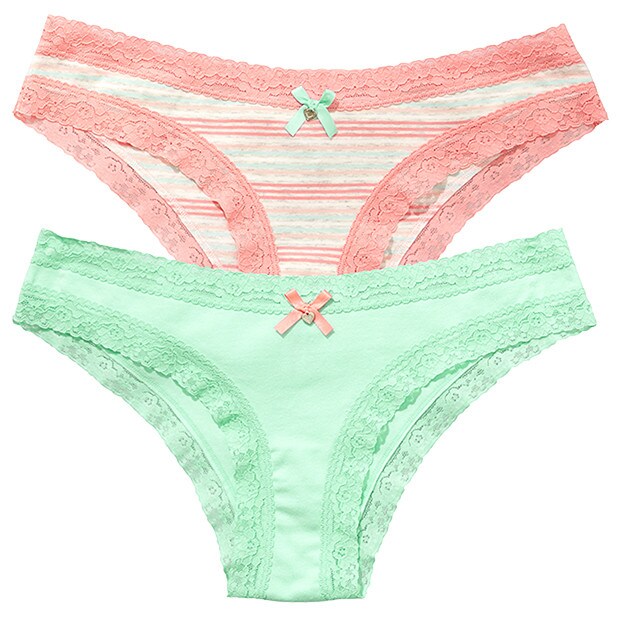 Lily Loves 2 Pack Glory Cheeky Cut Bikini Briefs Lily Loves 2 Pack Glory Cheeky Cut Bikini Briefs