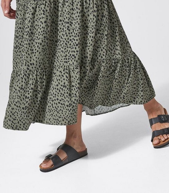 Long Sleeve Tiered Maxi Dress