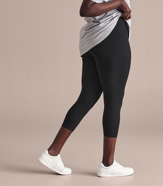 Curve Organic Cotton 3/4 Length Leggings