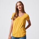 Modal/Elastane V-Neck T-Shirt