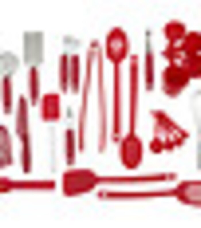 24 Piece Kitchen Starter Set Red Target Australia