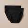 Fuller Figure 2 Pack Seamfree High Cut Briefs; Style: LHC29837 - Black