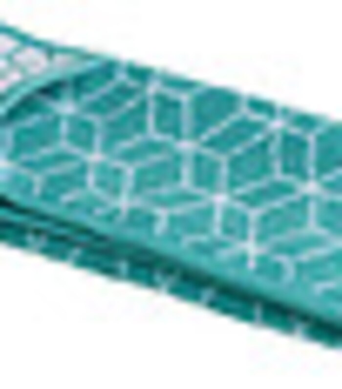 Grandeur Geo Hand Towel Aqua Target Australia