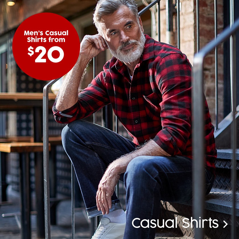 Men’s Casual Shirts from $18. Shop Casual Shirts.
