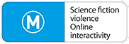 Rating M. Science fiction violence. Online interactivity