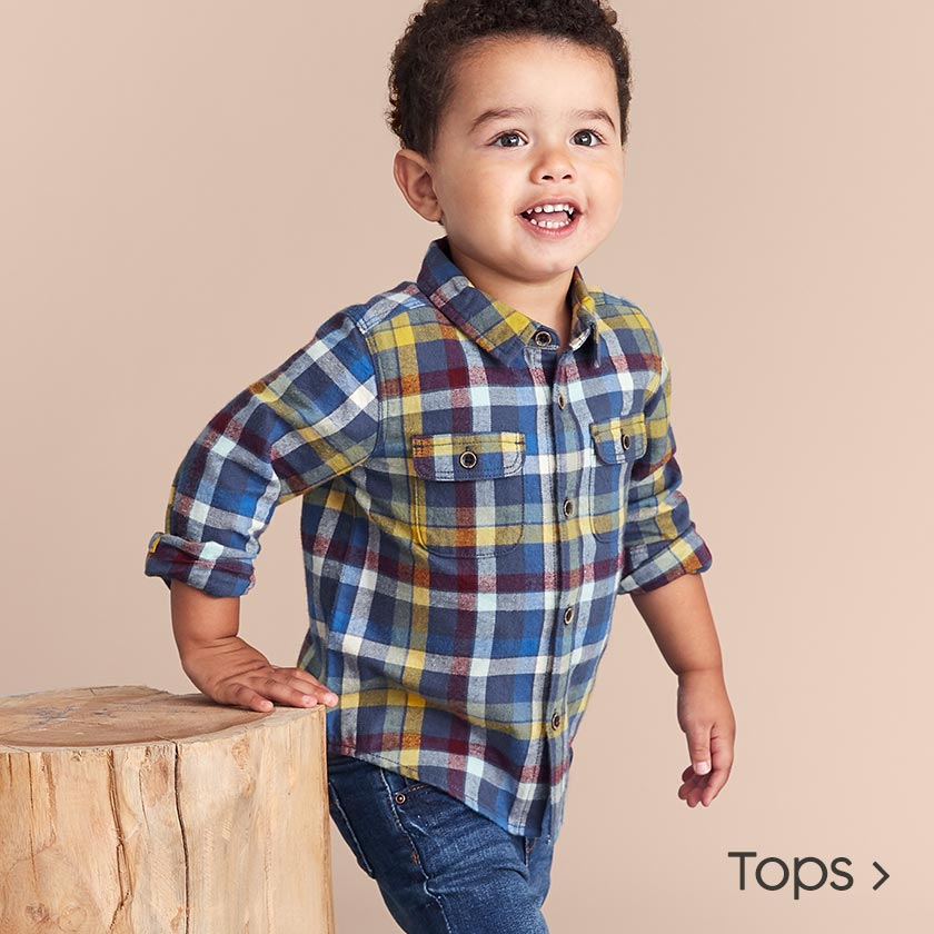Baby Gap Retail Outlet boy toddler button up dress shirt top roll up long sleeve