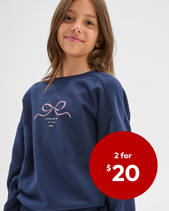Selected Girls 7-16 fleece jumpers & trackpants