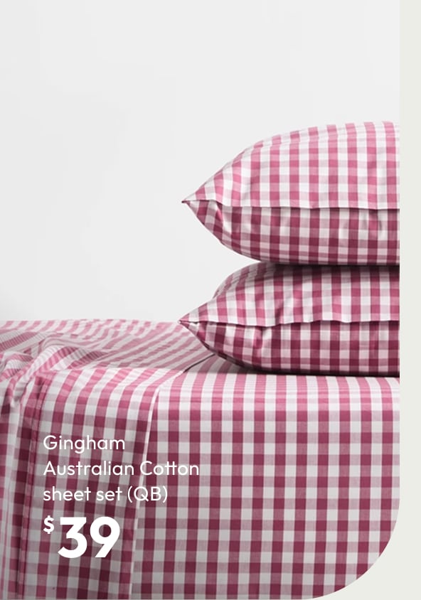 Shop Australian Cotton sheets