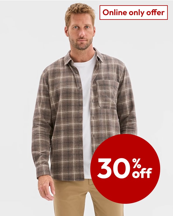 30% off selected Men's Clothing