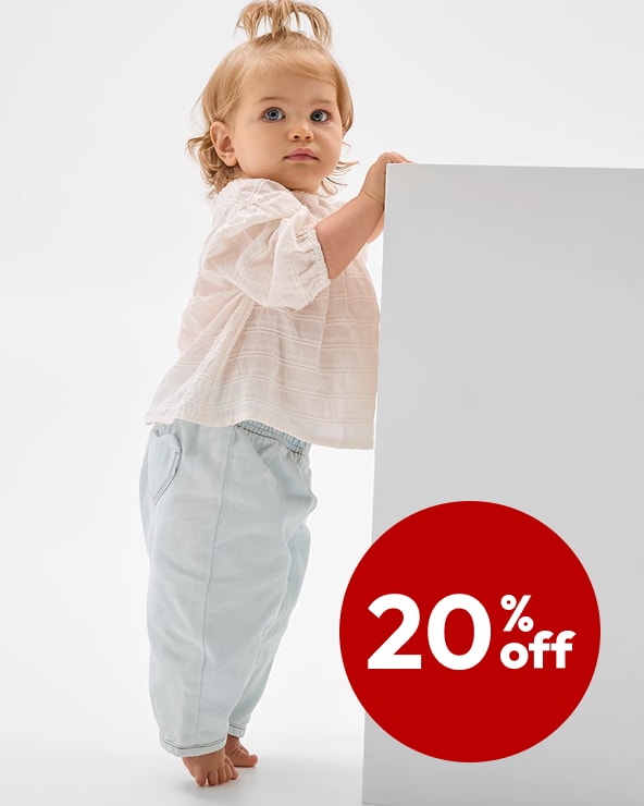 20% off baby denim