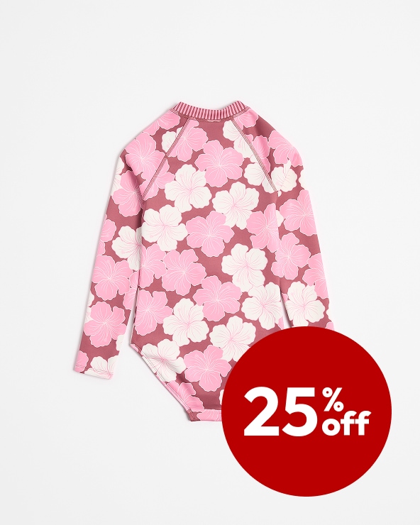 25% Off Kids' swimwear