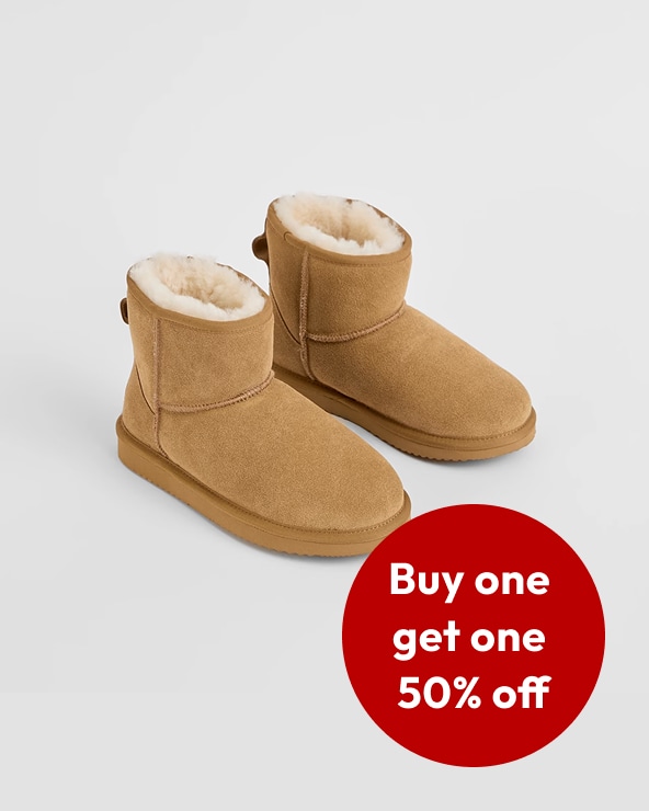 Buy one get one 50% off	