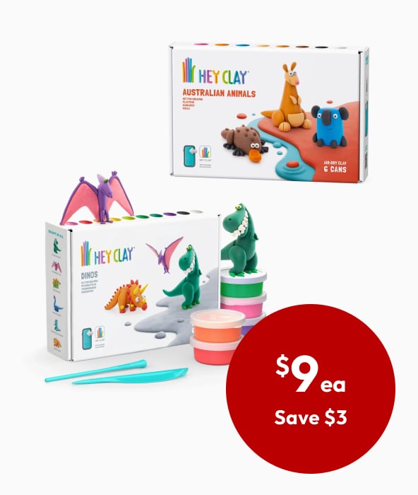 HEY CLAY Dinos or Australian Animals Pack HEY CLAY Dinos or Australian Animals Pack