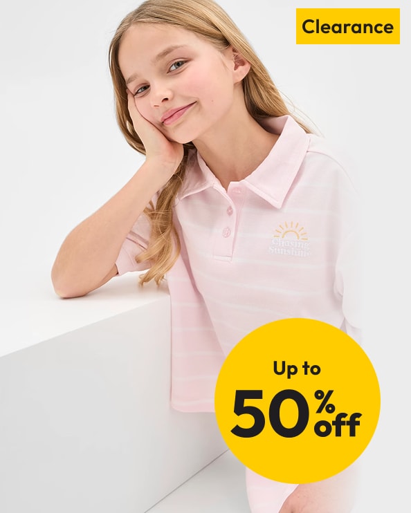 Up To 50% off Selected Kids' Summer Clearance