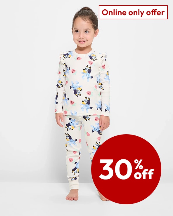 ONLINE ONLY OFFER 30% off Selected Kids' Clothing* ONLINE ONLY OFFER 30% off Selected Kids' Clothing*