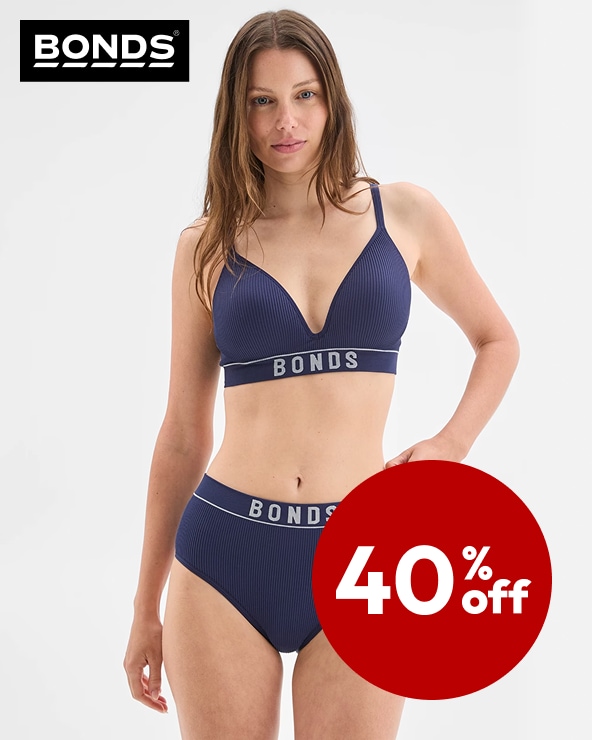 40% off Women's Bonds             