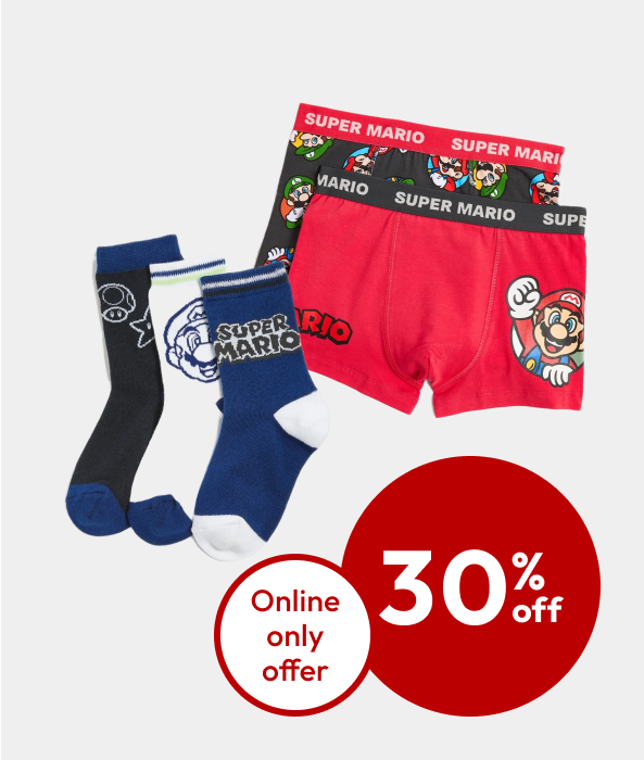 Selected kids' underwear & socks Selected kids' underwear & socks