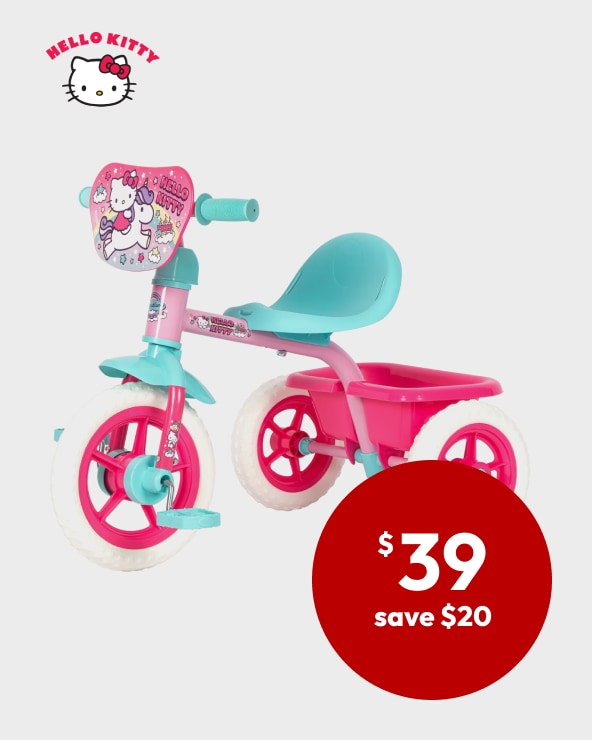 $39 save $20 Hello Kitty Trike with Bucket