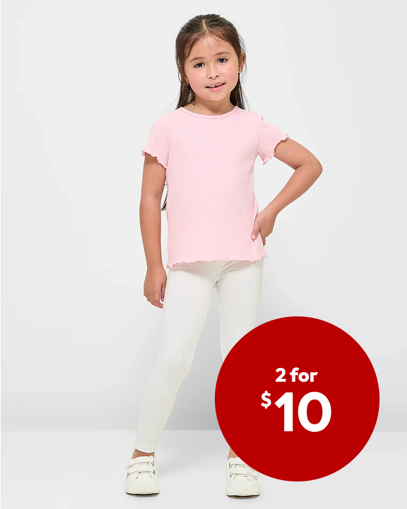 Girls 1-8 core leggings Girls 1-8 core leggings