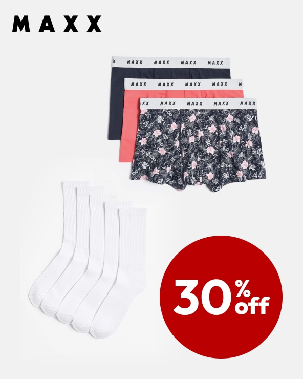 Men's MAXX underwear and socks