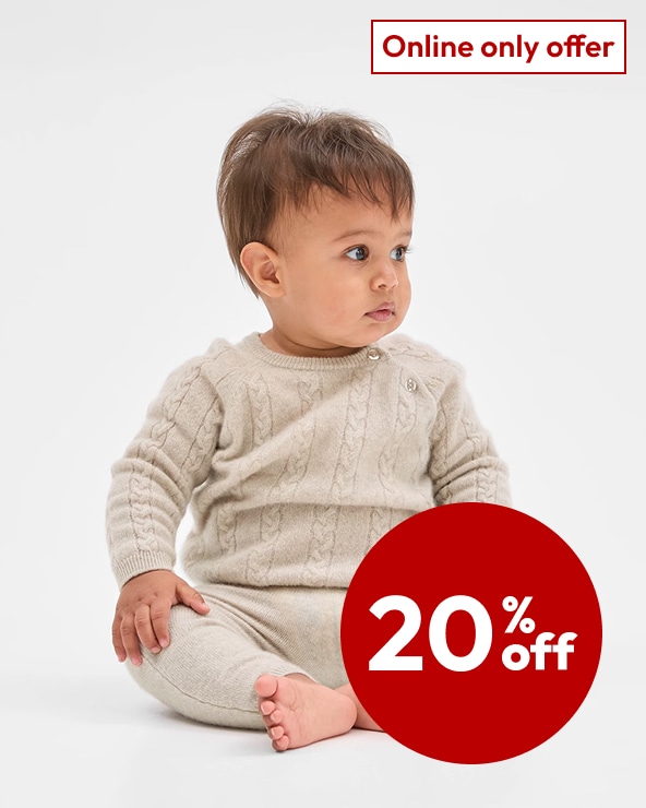 20% off selected babywear	