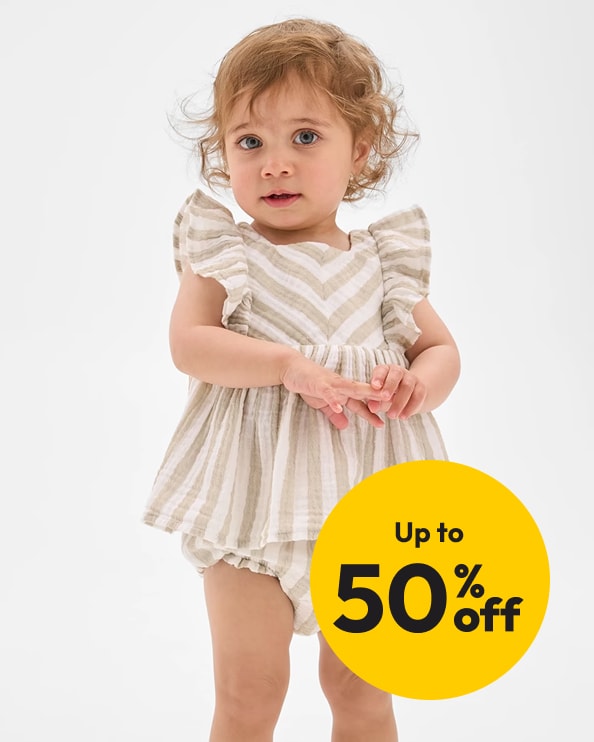 Up To 50% off Selected Baby Summer Clearance*