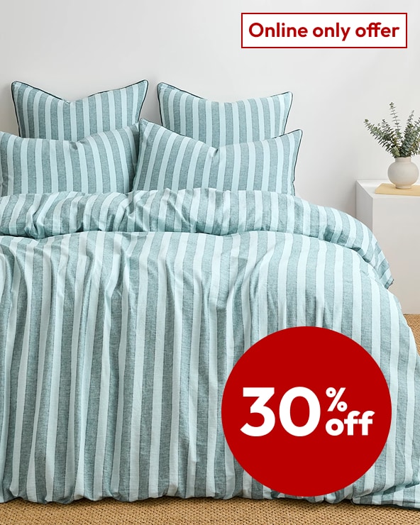 Selected bedding and home decor