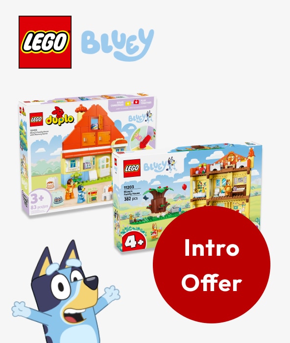 New introductory prices on LEGO® Bluey Sets New introductory prices on LEGO® Bluey Sets
