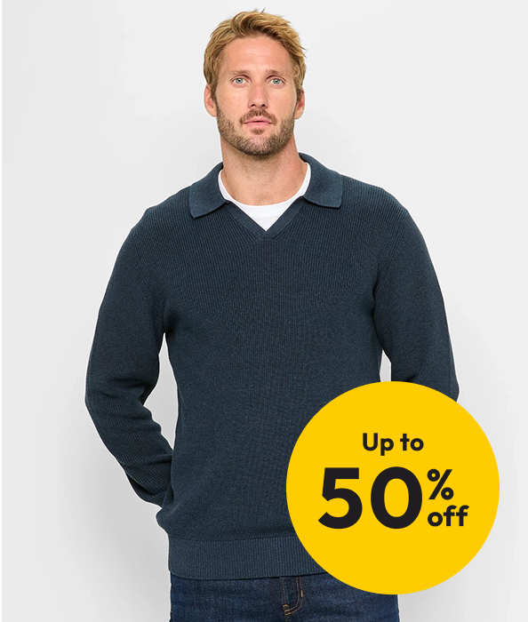 Selected men’s clearance clothing & footwear Selected men’s clearance clothing & footwear