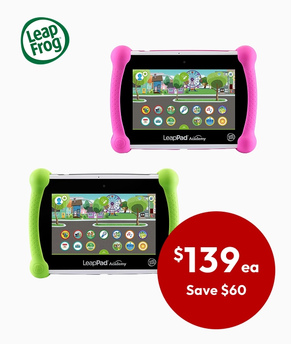 LeapFrog LeapPad Academy - Pink or Green LeapFrog LeapPad Academy - Pink or Green