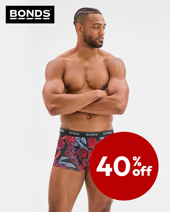 40% off Men's Bonds                            