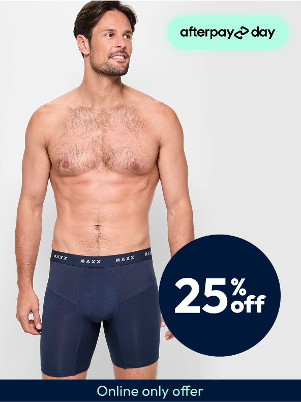 25% off Men's Underwear and Socks