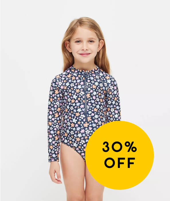 30% off Kids Swimwear