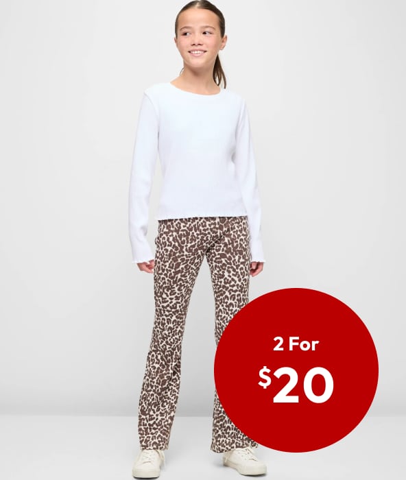 2 for $20 on Girls 7-16 Selected Leggings 2 for $20 on Girls 7-16 Selected Leggings