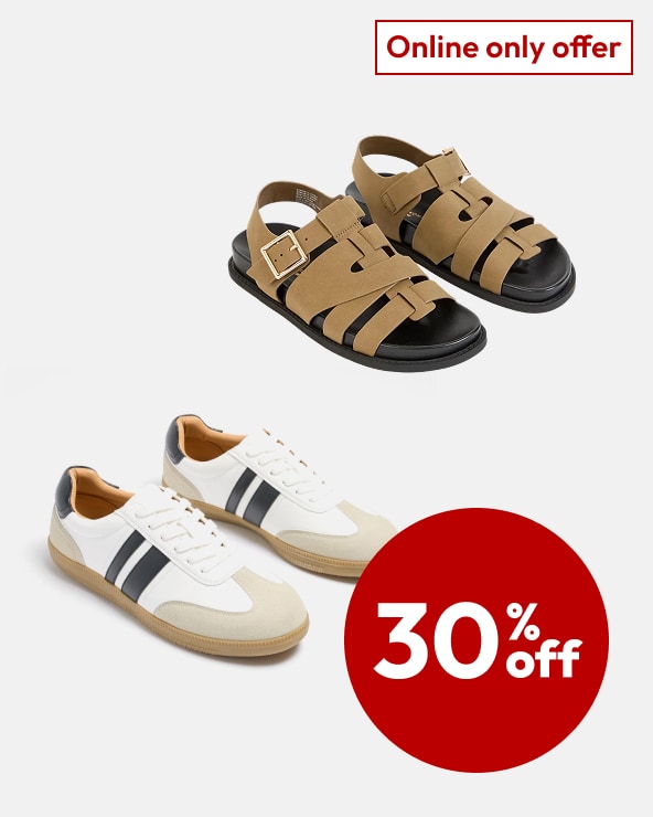 30% off selected summer footwear for the family