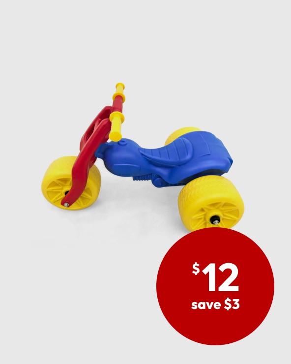 $12 save $3 ATV Scrambler Ride On