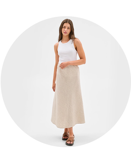 Linen skirts